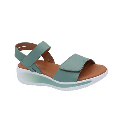 Eric Michael Women's Augusta Open-toe Sandal In Teal In Black