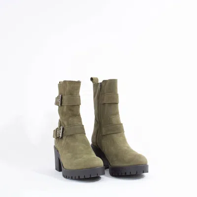 Eric Michael Women's Bedford Boot In Khaki In Green