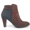 Eric Michael Women's Berlin Ankle Boot In Suede Brown In Multi