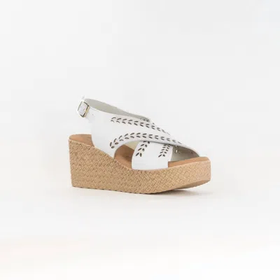 Eric Michael Women's Bobbie Sandal In White In Multi