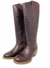Eric Michael Women's Briana Over The Knee Boot In Cognac In Green
