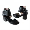 Eric Michael Women's Callie Sandal In Black Leather In Black