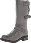 Eric Michael Women's Carlotta Motorcycle Boot In Grey In Grey