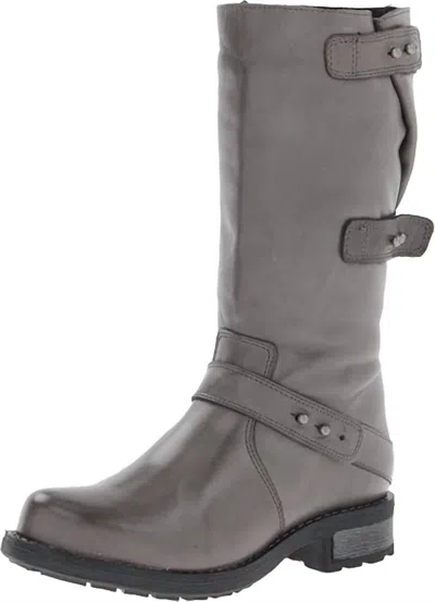 Eric Michael Women's Carlotta Motorcycle Boot In Grey