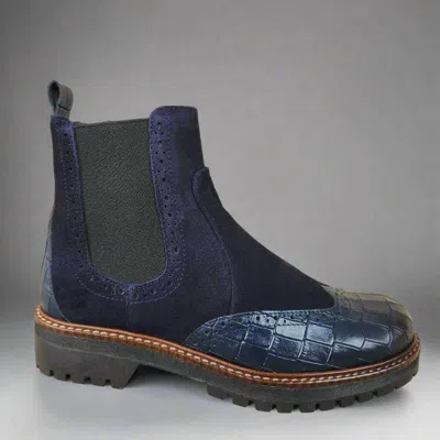 Eric Michael Women's Charo Boots In Navy In Blue