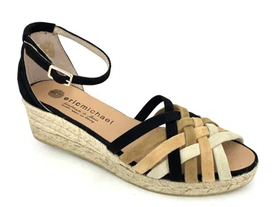 Eric Michael Women's Colleen Espadrille In Black/multi