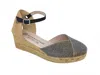 Eric Michael Women's Copa Espadrille In Metal In Multi
