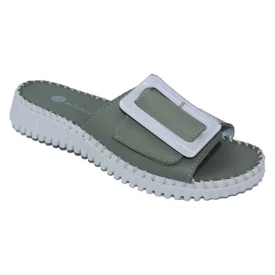 Eric Michael Women's Darla Sandal In Olive In Multi