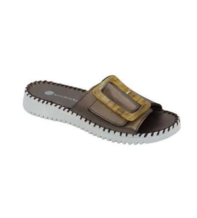 Eric Michael Women's Darla Sandal In Pewter In Multi