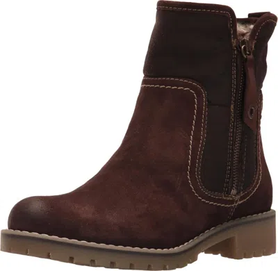 Eric Michael Women's Denver Booties In Brown In Burgundy