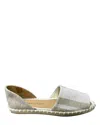 Eric Michael Women's Dominique Slip On Espadrille In White/ Beige In Multi