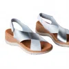 Eric Michael Women's Elena Sandal In White/silver In Multi