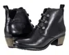 Eric Michael Women's Faye Leather Ankle Boots In Black In Black