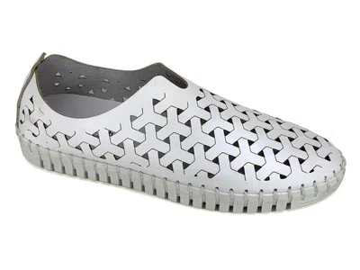 Eric Michael Women's Inez Slip-on Shoe In White