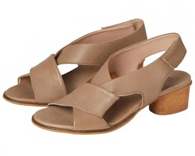 Eric Michael Women's Isla Heeled Sandal In Taupe In Brown