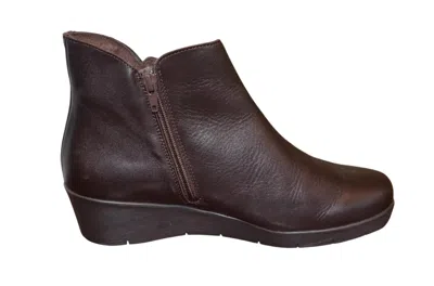 Eric Michael Women's Jasper Ankle Boot In Brown Leather