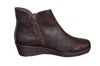 Eric Michael Women's Jasper Ankle Boot In Brown Leather In Brown