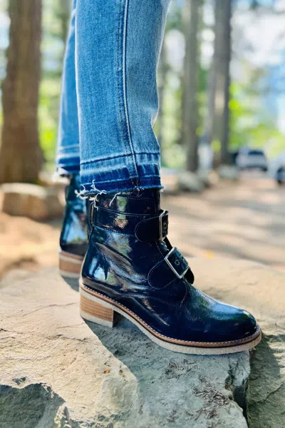 Eric Michael Women's Justina Boot In Navy In Blue