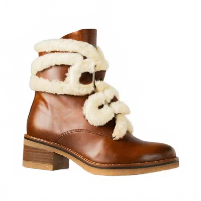 Eric Michael Women's Justina Boot In Tan Fur In Brown