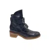 Eric Michael Women's Justina Booties In Navy In Blue