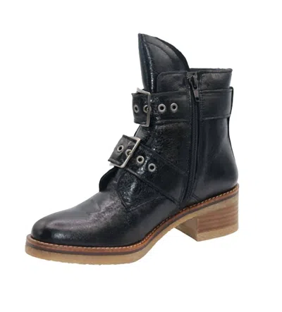 Eric Michael Women's Justina Boots In New Black Shiney