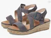 Eric Michael Women Lago Sandal In Slate In Grey
