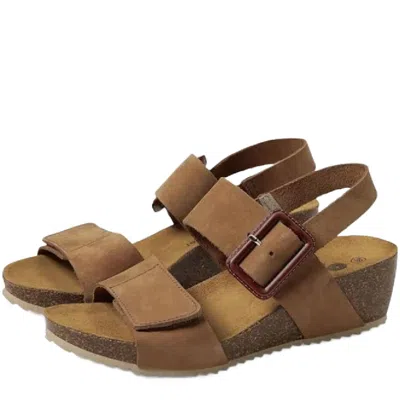 Eric Michael Women's Lake Nubuck Shoes In Tan