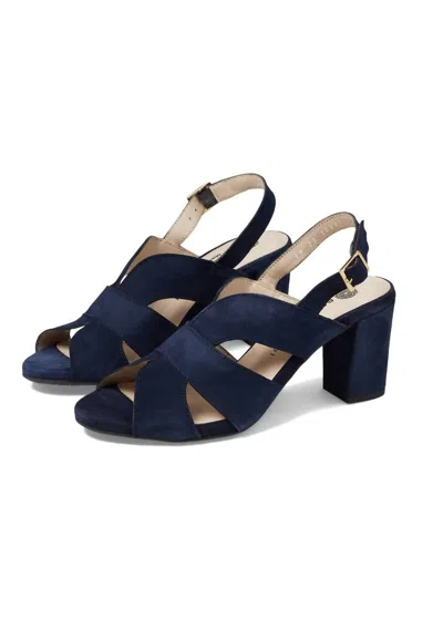 Eric Michael Women's Lark Heel In Navy In Blue