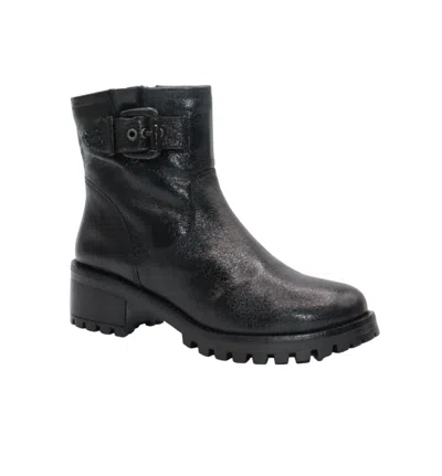 Eric Michael Women's Leah Metallic Bootie In Black Metallic