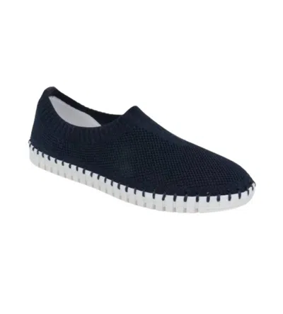 Eric Michael Women's Lucy Mesh Slip On In Navy In Blue