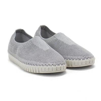 Eric Michael Women's Lucy Mesh Slip On In Silver In Gray