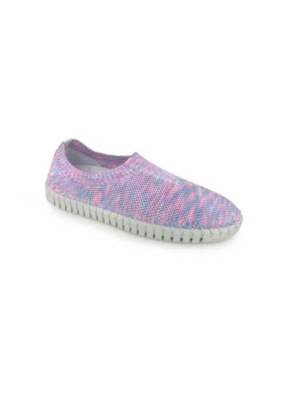 Eric Michael Women's Lucy Sneaker Shoe In Pink Mosaic