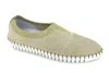 Eric Michael Women's Lucy Stretch Sneakers In Gold In Beige
