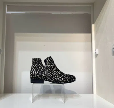 Eric Michael Women Lynx Bootie In Black/white In Multi