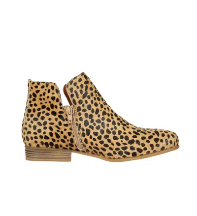Eric Michael Women Lynx Bootie In Tan/black In Brown