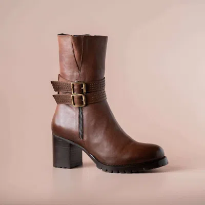 Eric Michael Women's Mariska Mid Calf Boots In Brown