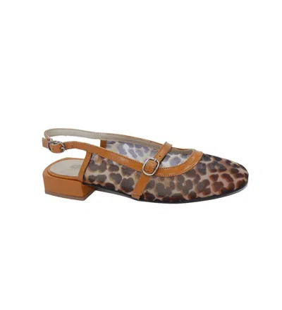 Eric Michael Women's Mesh Flats In Leopard In Multi