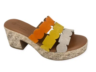 Eric Michael Women's Minka Sandal In Orange/multi