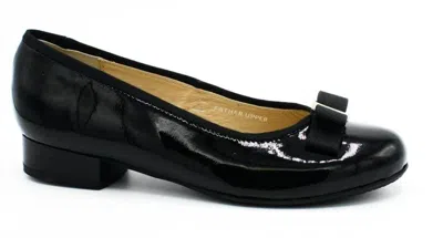 Eric Michael Women's Myra Low Block Heel Pumps In Black Patent