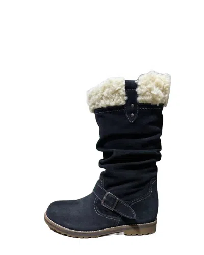 Eric Michael Women's Nashua Winter Boots In Black In Blue