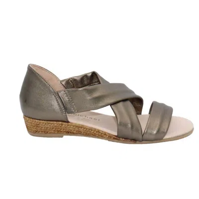 Eric Michael Women's Nettie Sandal In Metallic In Multi