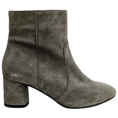 Eric Michael Women's Olivia Suede Ankle Boots In Grey Suede In Gray