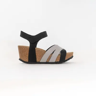 Eric Michael Women's Olympia Sandals In Black/ice In Multi