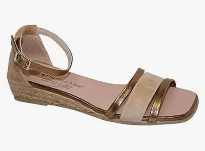 Eric Michael Women's Perry Sandal In Bronze In Brown