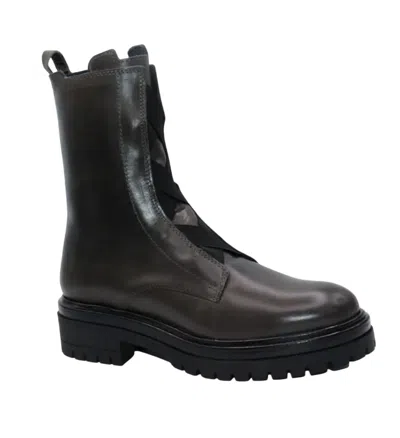 Eric Michael Women's Quest Combat Boot In Gray In Brown