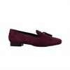 Eric Michael Women's Rana Loafer In Wine In Purple