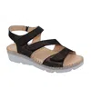Eric Michael Women's Ranger Sandal In Black In Black