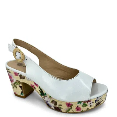 Eric Michael Women's Riga Sandal In White
