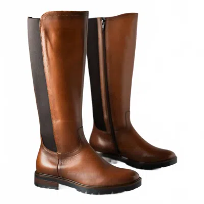 Eric Michael Women's Riley Leather Boots In Tan In Brown