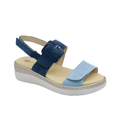 Eric Michael Women's River Sandal In Blue Combo